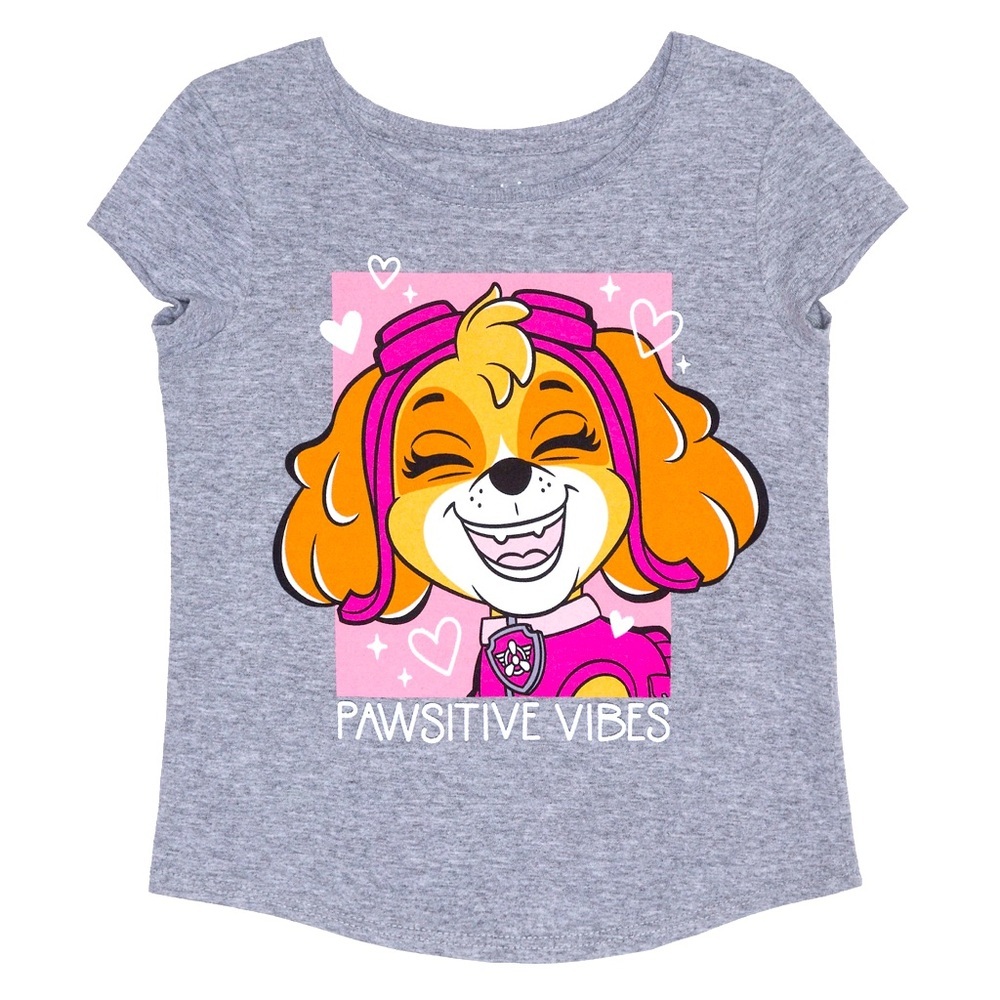 NWOT Paw Patrol PAWSITIVE VIBES cute puppy t-shirt. by Jumping Beans